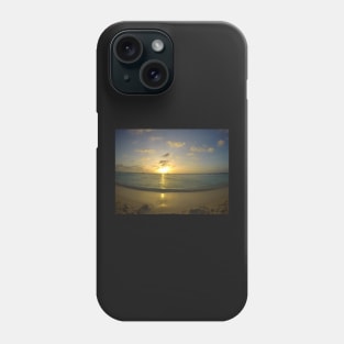 Aruba Palm Beach sunset Phone Case