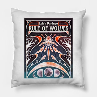 Rule of Wolves Graphic Postcard Pillow