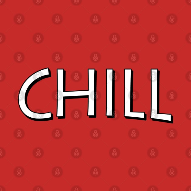 Cool Chill Text Statement Streaming Design by az_Designs