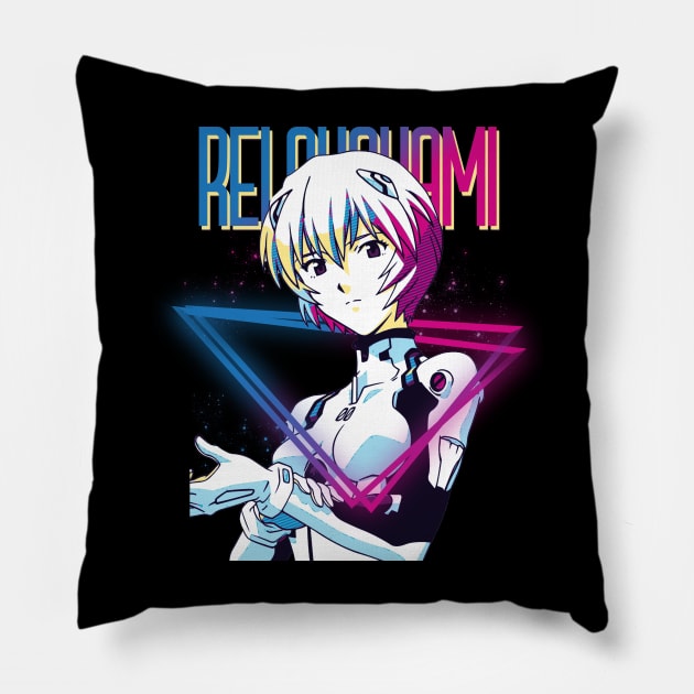 ayanami rei Pillow by Retrostyle