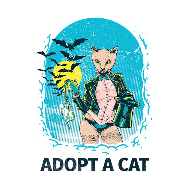 Adopt a cat by Recovery Tee