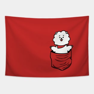 RJ IN A POCKET (BT21) Tapestry