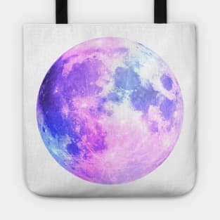 Watercolor Purple Moon Tote