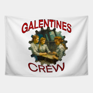 Galentines crew female sonar plotters Tapestry