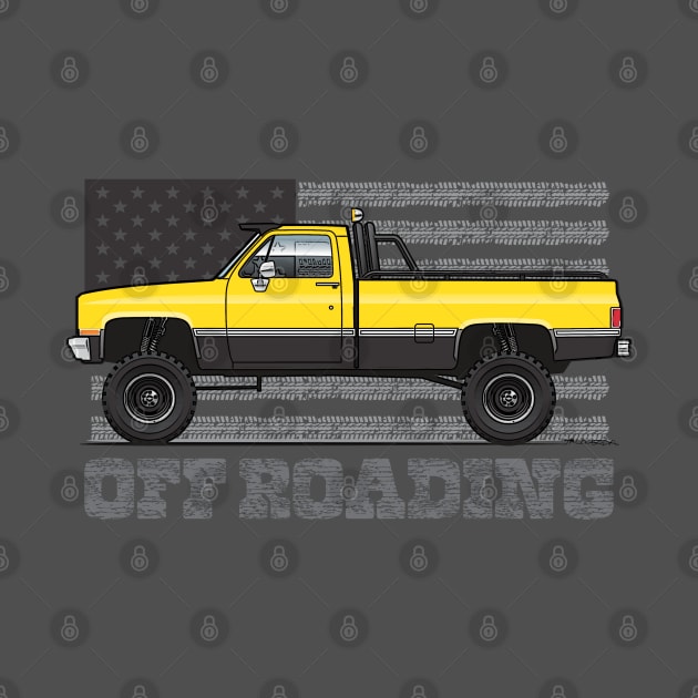 Yellow Off Roading truck by JRCustoms44