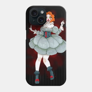 Cute horror clown girl Phone Case