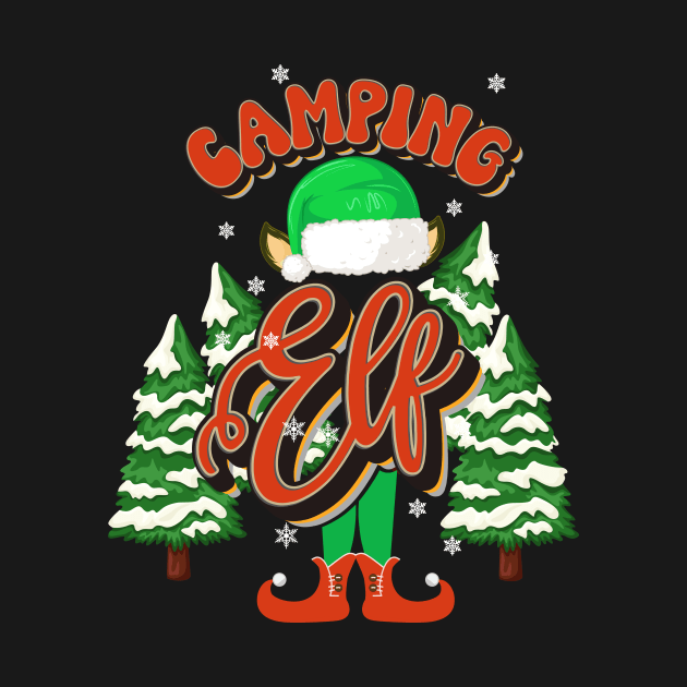 CAMPING ELF CHRISTMAS by HomeCoquette