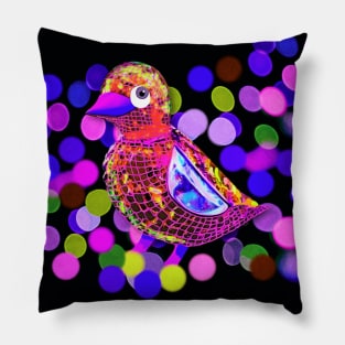 Electro Net Bird Pillow