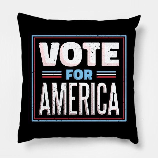 Vote for America Pillow by madeinchorley