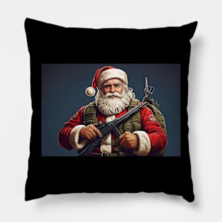 Soldier Santa Pillow