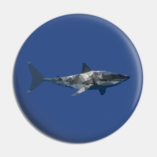 Shark low poly Pin