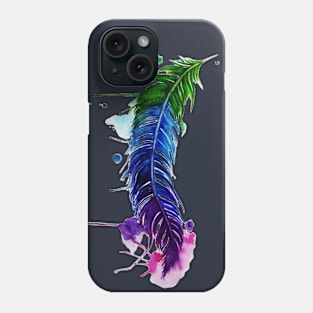 Watery Feather Phone Case