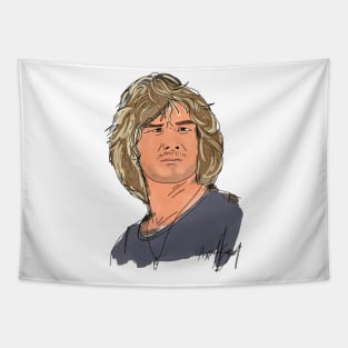 Watercolor Patrick Swayze Tapestry