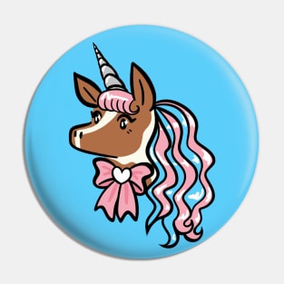 Trans Pride Unicorn Pin