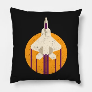 F-22 Raptor Jet Fighter Airplane Pillow