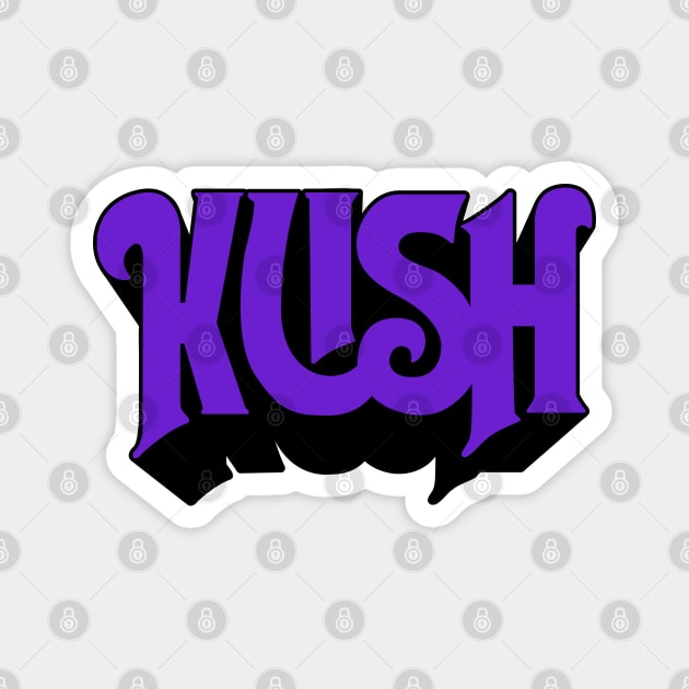 Purple Kush - Parody Band Design Magnet by deancoledesign