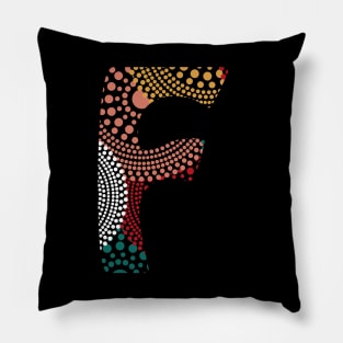 F Aboriginal Alphabet Pillow