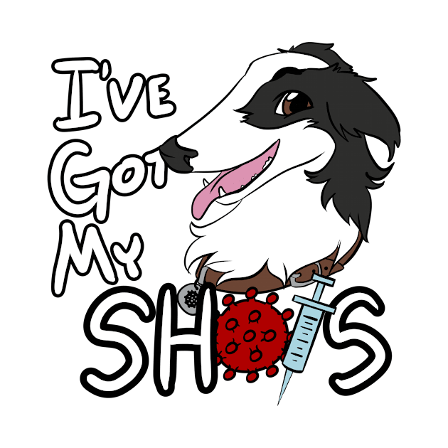 I've Got My Shots (Borzoi, COVID) by malafight