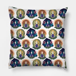 Meditation Master Doo Doo duck Pillow