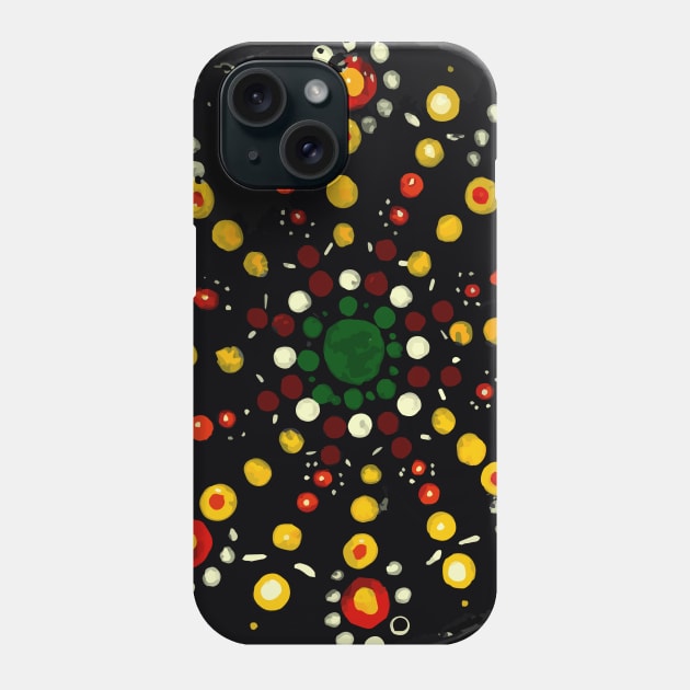 Dot Mandala - Painted by hand_Hand drawn Phone Case by Tilila