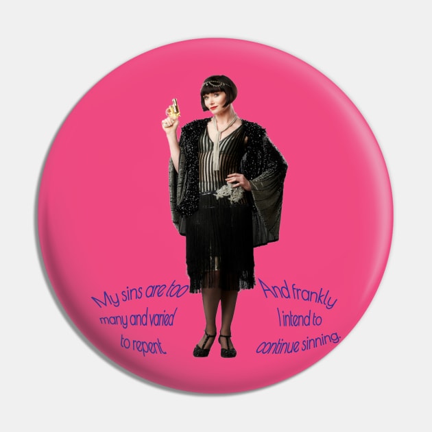 Miss Fisher's Murder Mysteries Pin by rmcox20