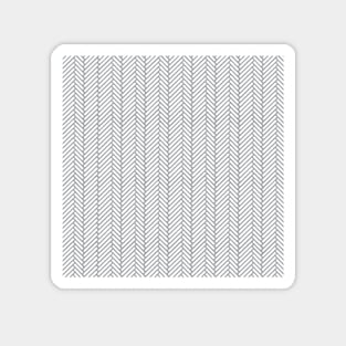 Herringbone Grey Magnet