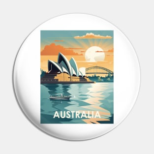 AUSTRALIA Art Pin
