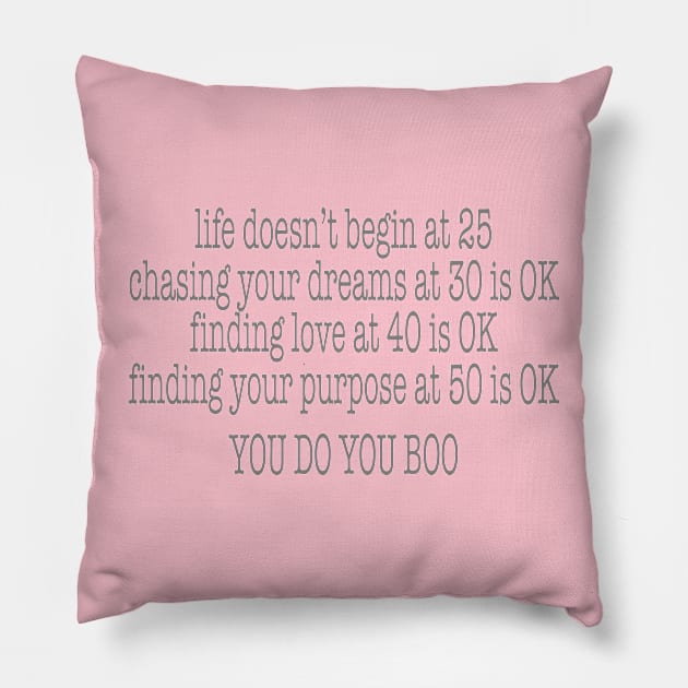 It's OK Tee Pillow by MagicMirrorTees