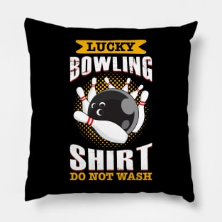 Lucky Bowling Shirt Pillow