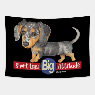 Dappled Dachshund Walking Tapestry