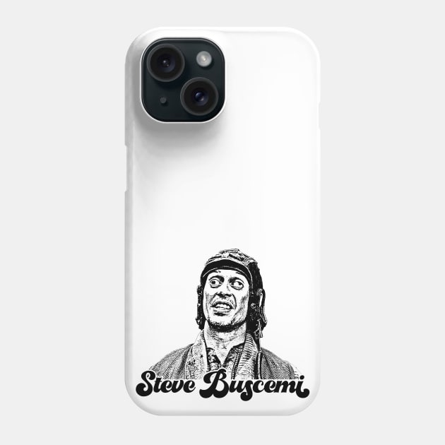 Steve Buscemi // Retro Fan Art Design Phone Case by DankFutura