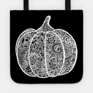 Pumpkin Zentangle Tote