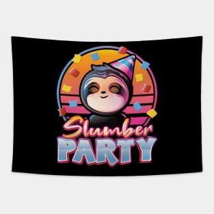 Slumber Party Sloth Tapestry