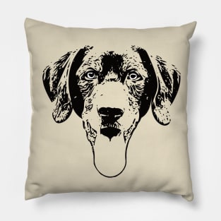 Black Lab Labrador Retriever Pillow