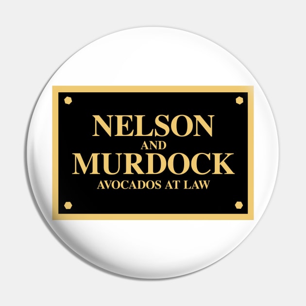 Avocados At Law Pin by imprintinginc