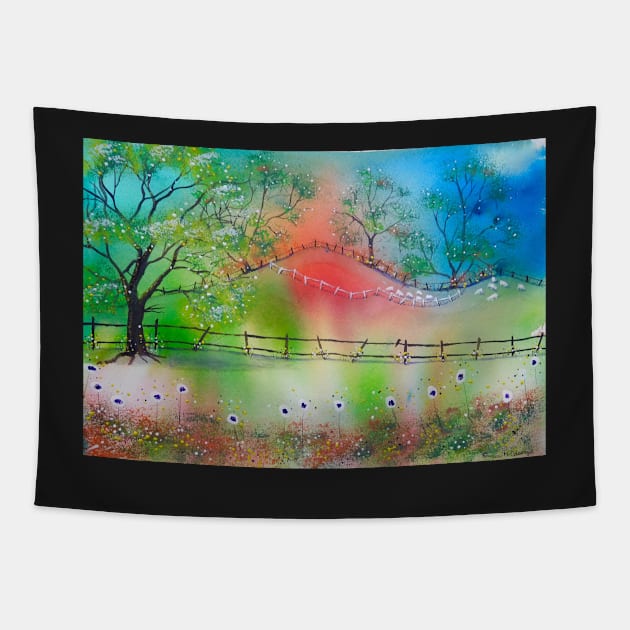 Summer Meadows Tapestry by FrancesArt