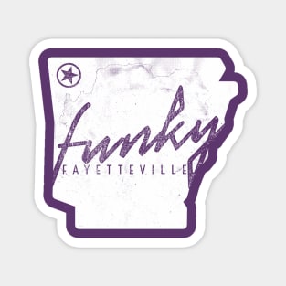 Funky Fayetteville Magnet