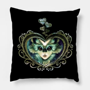 The wise and wonderful owlgirl Pillow