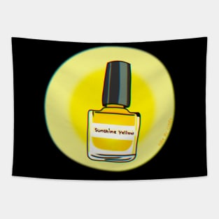 Sunshine Yellow Nail Polish Tapestry