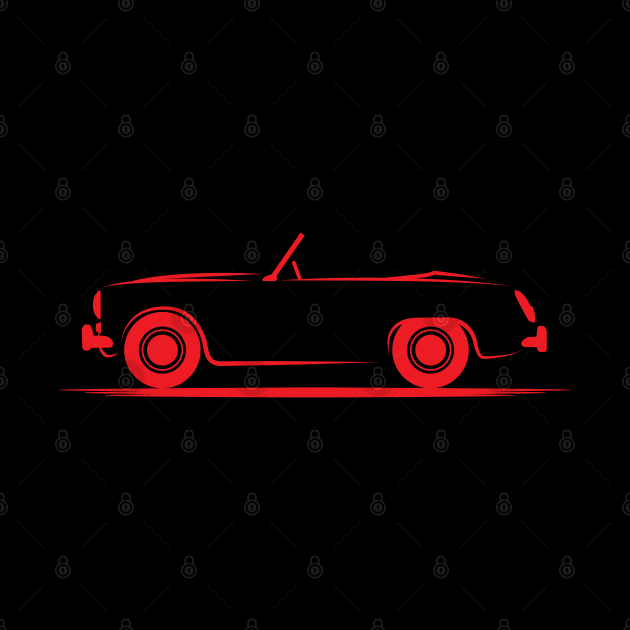 Austin Healey Sprite MK II  Red by PauHanaDesign