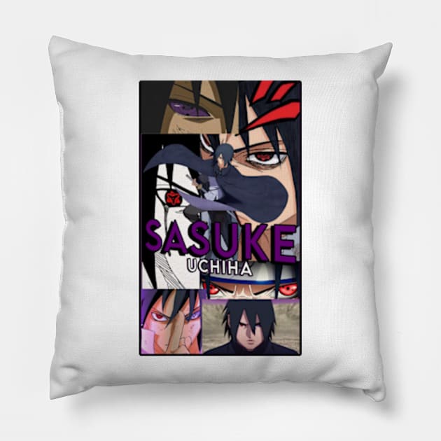 Eyes of sasuke uchiha Pillow by ETERNALZELOUS