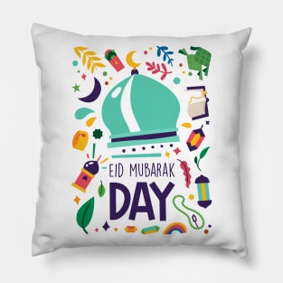 Ramadan Eid Mubarak Day Pillow