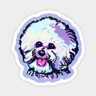 The happy Bichon Love of My Life Magnet