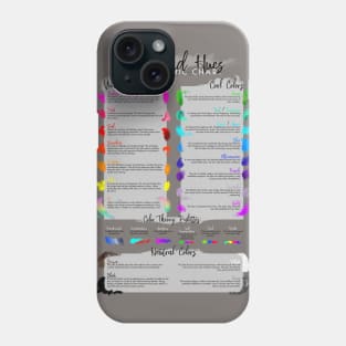 Color and Hues Chart Phone Case