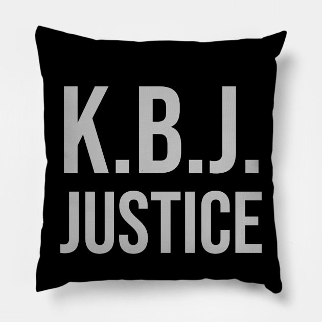 Ketanji Brown Jackson - KBJ Justice Pillow by UrbanLifeApparel