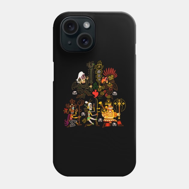 Maya and the Three Phone Case by MEXOPOLIS