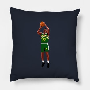 Ricky Pierce Pixel Shot Pillow