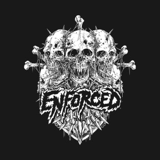 ENFORCED - SPIKED SKULLS T-Shirt