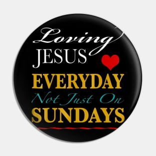 I Love Jesus Pin