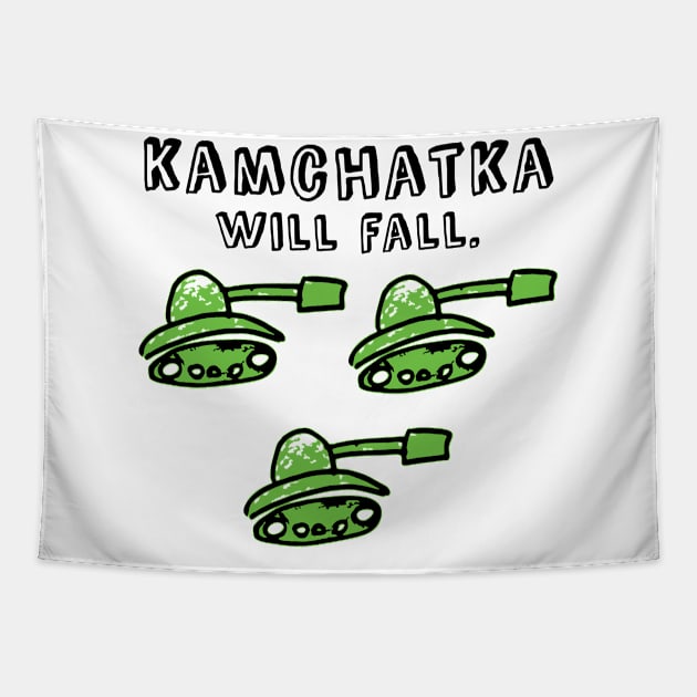 Kamchatka will fall (green army) Tapestry by LiveForever